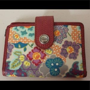 Fossil Floral Wallet
